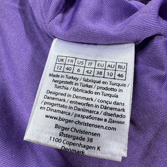 Rotate Birger Christensen Line Slip Top Dewberry (Purple) Women's Size 6 NWOT - Picture 5 of 7
